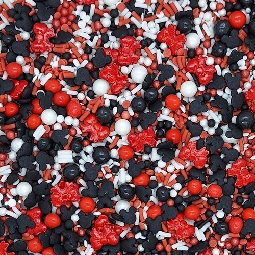 Minnie mouse cake sprinkles - minnie,