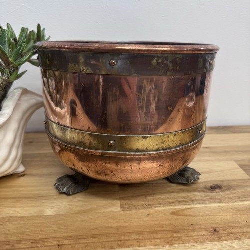 Vintage riveted copper - a,
