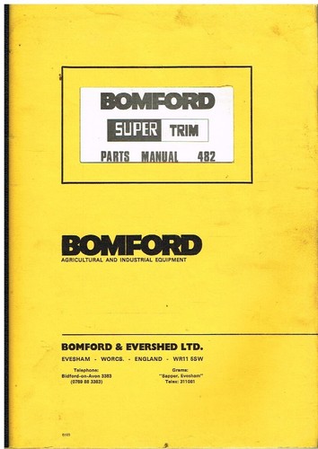 Bomford evershed tractor - bomford,
