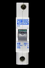 PROTEUS 32 AMP CURVE B 6kA MCB CIRCUIT BREAKER 632B GEYER BLACK CLIP