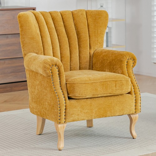Vintage wingback armchair - vintage, sofa