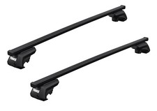 Thule Roof Rack Raised Rail Evo SquareBar Evo Black for Peugeot 307 SW Estate