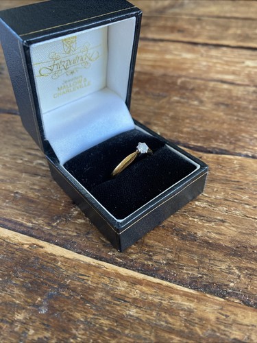 18ct gold engagement - engagement, ring