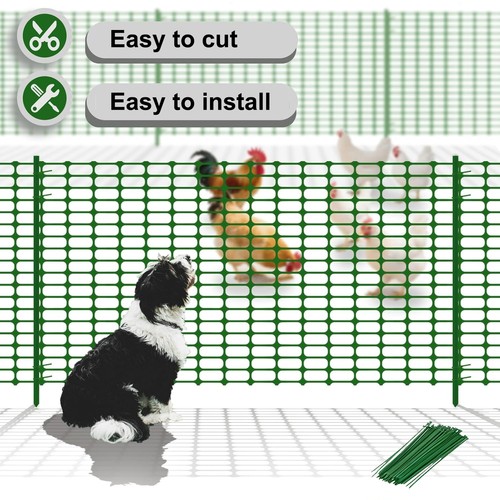 Barrier fencing mesh - mesh, plastic