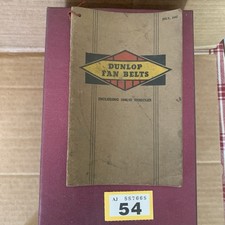 Vintage 1947  Dunlop Catalogue