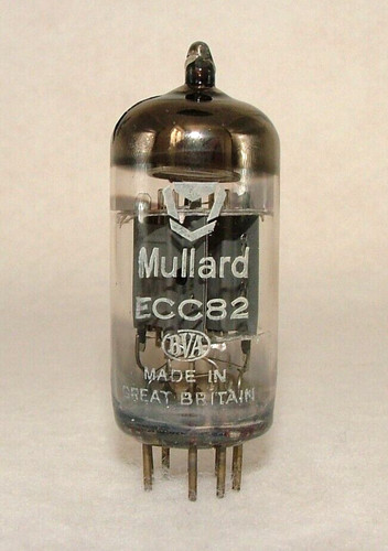 Ecc82 12au7 mullard gf2 valve - gf2,