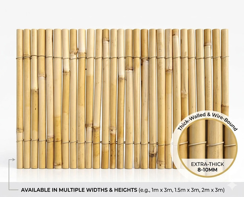 Extra thick bamboo screening - extra,