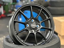 NEW 4x100 (4 Wheel) 15x6.5J AOW TC105X BLACK Flow Formed Fit HONDA TOYOTA MAZDA