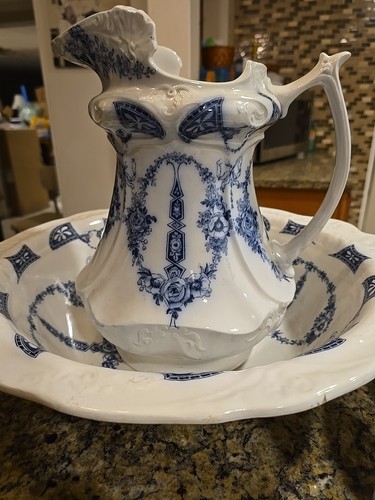 Antique 1700s french blue - antique,