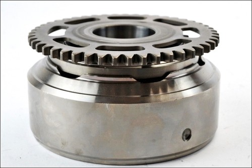 Flywheel with starter pulley - with,