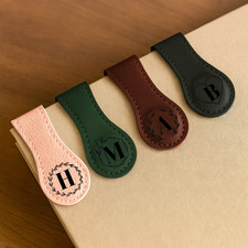 Personalised Leather Bookmark
