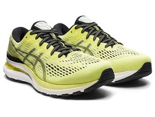 Asics Gel Running Shoes Gel Kayano 28 Glow Yellow Mesh Trainers UK 5 - 15