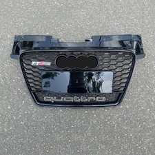TTRS Quattro Style Honeycomb Front Bumper Grille Fit For Audi TT TTS 2008-2014