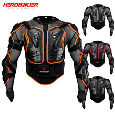 Motorcycle Body Armour Safety Jacket Motocross Motorbike Spine Elbow Protector N