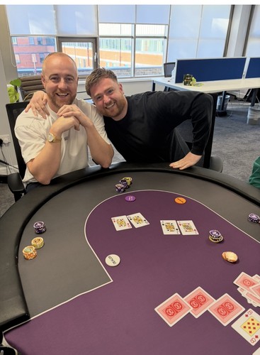 Poker table cloth casino - table,