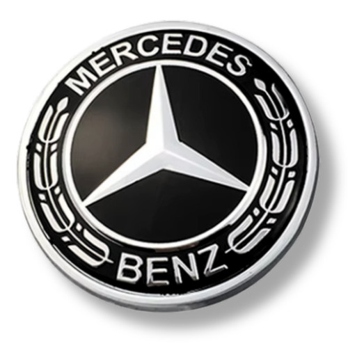 Mercedes bonnet badge front - bonnet,