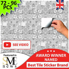 Mosaic Waterproof Kitchen Bathroom Stick On Wall Tile Stickers Transfers 6x6 4x4