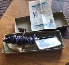 Vintage Antique Empire Electric Trouser Press made in England wooden handle