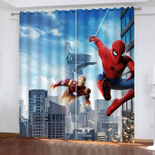 Marvel spiderman curtains - 02,