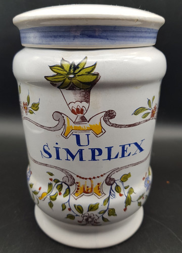 Vintage apothecary ceramic - apothecary,