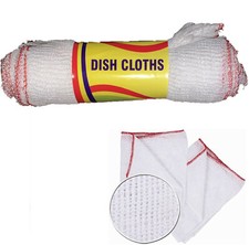 10 x Large Dish Cloths UK Cleaning Dishcloth Washing Up Absorbent Reusable