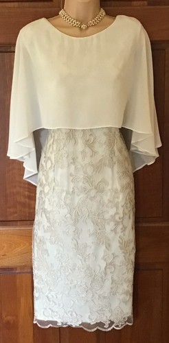 Gina bacconi cream cape - gina,