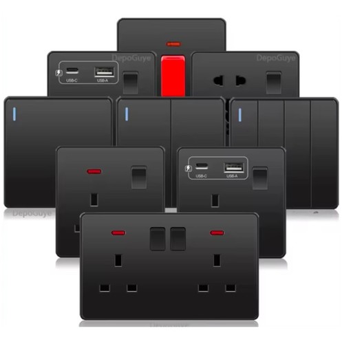 Classic matt black plug - matt,