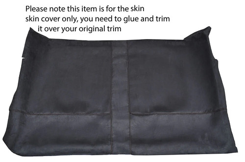 Black stich front - roof, lining