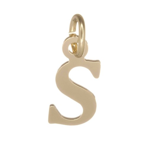 9ct gold pendant charm - gold,