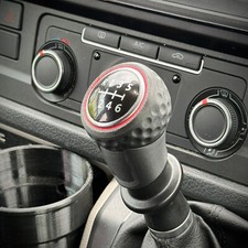 VW Transporter  Golf GTI Style Gear Knob in Carbon T6 T5.1 5 or 6 Speed