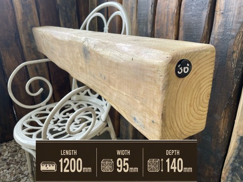 Reclaimed solid wood fireplace - reclaimed,
