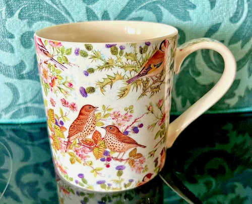 Abbeydale birds flowers floral