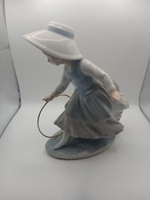 Lladró Nao Girl With Hoop