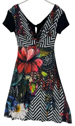 Desigual women neck - v-neck, dress