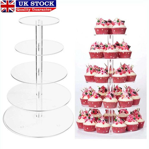 Tier clear round cupcake - 5,