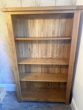 Rustic Solid Oak Bookcase from