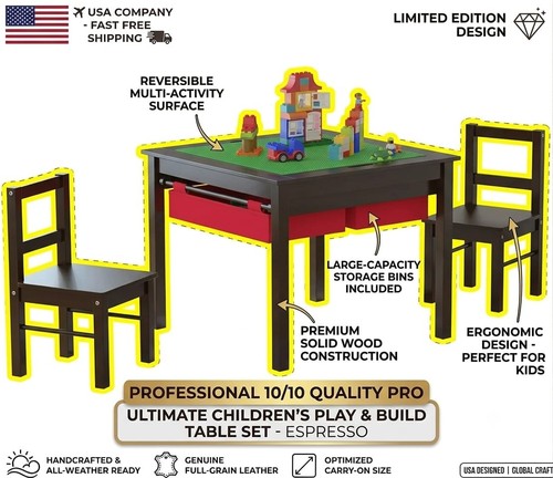 Utex kids wooden play table - kids, &
