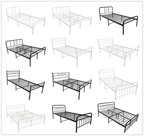 New simple metal bed - metal,
