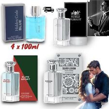 Men Aftershave/perfume Gift Set 100ml x4 (Code/SPORT /Noble Pour Homme )Job-Lot