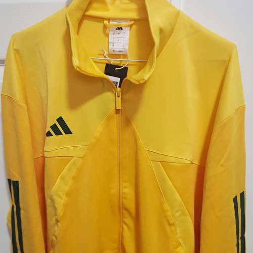 Adidas men yellow full zip - men's,