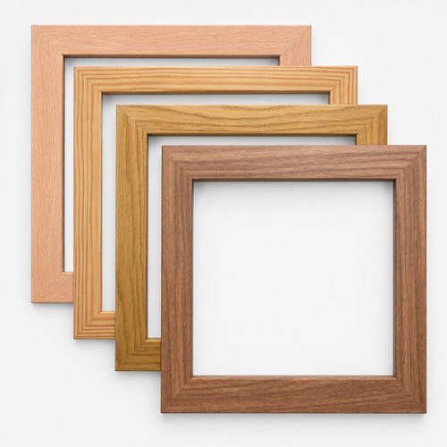 Wooden style square - wooden, photo