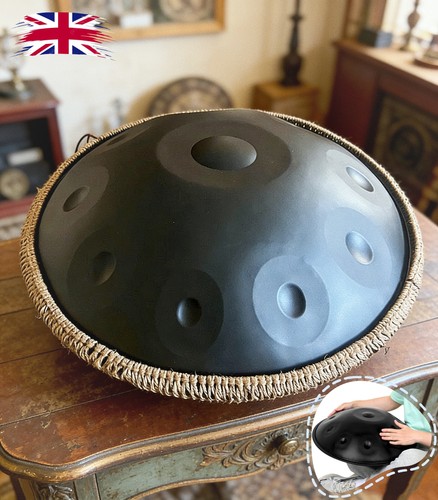 Handpan drum kurd - d, black