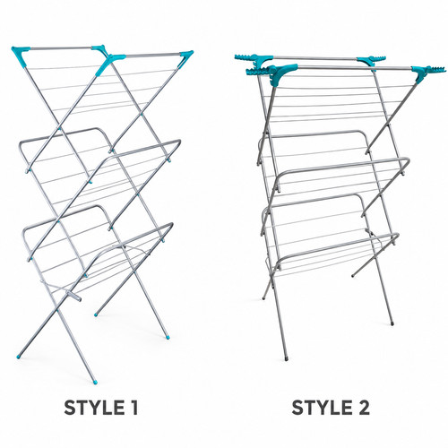 Tier folding clothes airer - folding,