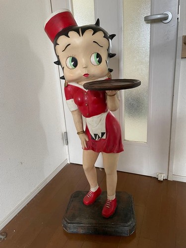 Betty boop waitress statue - boop,