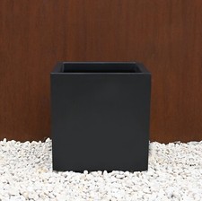 Matte Black Fibreglass Planter