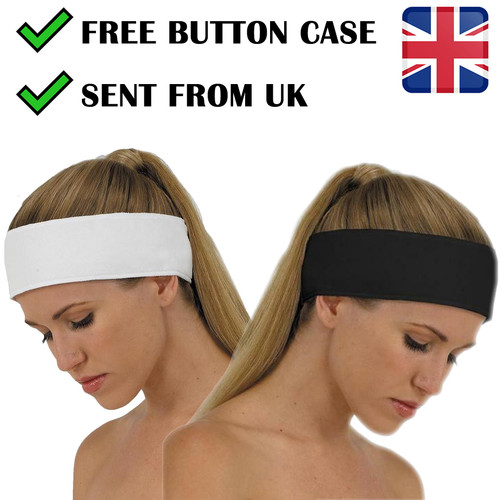 Black white headband lot - white,