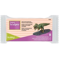 Super Sculpey  BEIGE Professional Quality Oven Bake Clay 454g/1lb  FREE DELIVERY