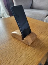 Oak Mobile Phone Holder Stand
