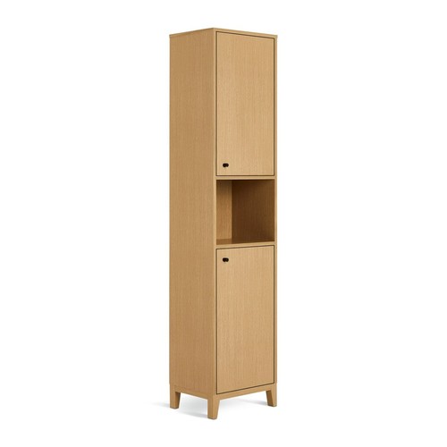 Herson tallboy oak drawers - oak, |