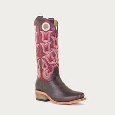 Women's Hyer '' TIPTON '' Leather Western Cowboy Boots
